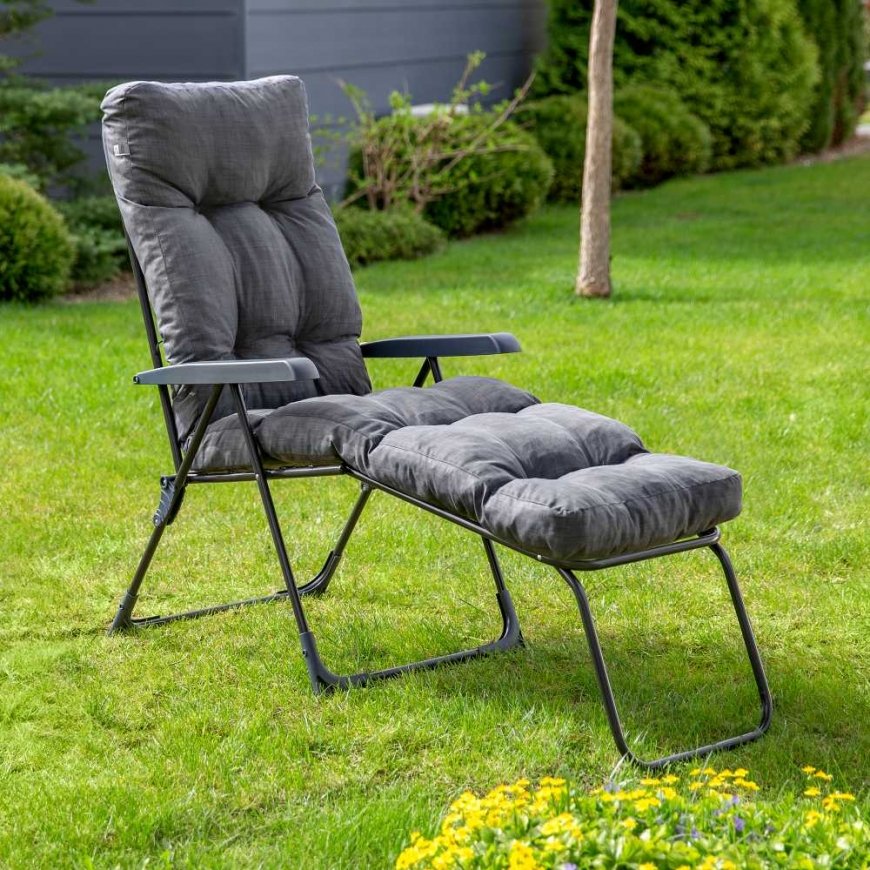 Garden stool with podnóżkiem Tulon H024-07IB PATIO