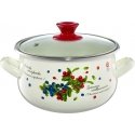 Enamel pot Borówka 2.2 l ENAMEL OLKUSZ