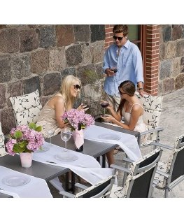 Table Dine & Relax 115 x 70 cm punti / anthracite PATIO
