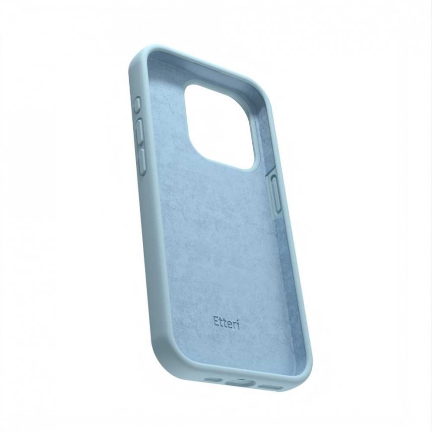 Dėklas Etteri Silicone case for Samsung Galaxy S23 Ultra light mėlynas – 5