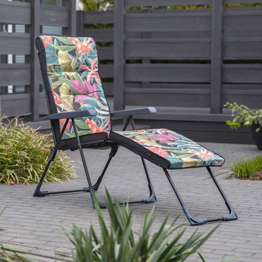Leżak sodo 2w1 Santander Juodas Edition D002-07PB / G052-23IB PATIO – 2