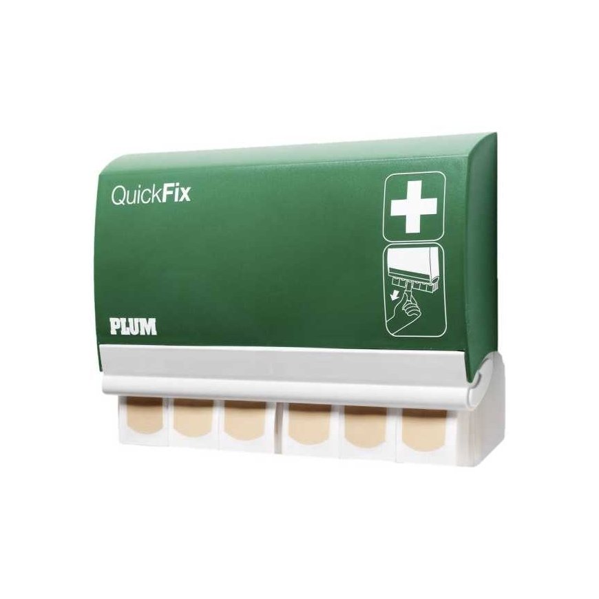 Pleistrų laikiklis + 90 pleistrų PLUM QuickFix Textile – 5