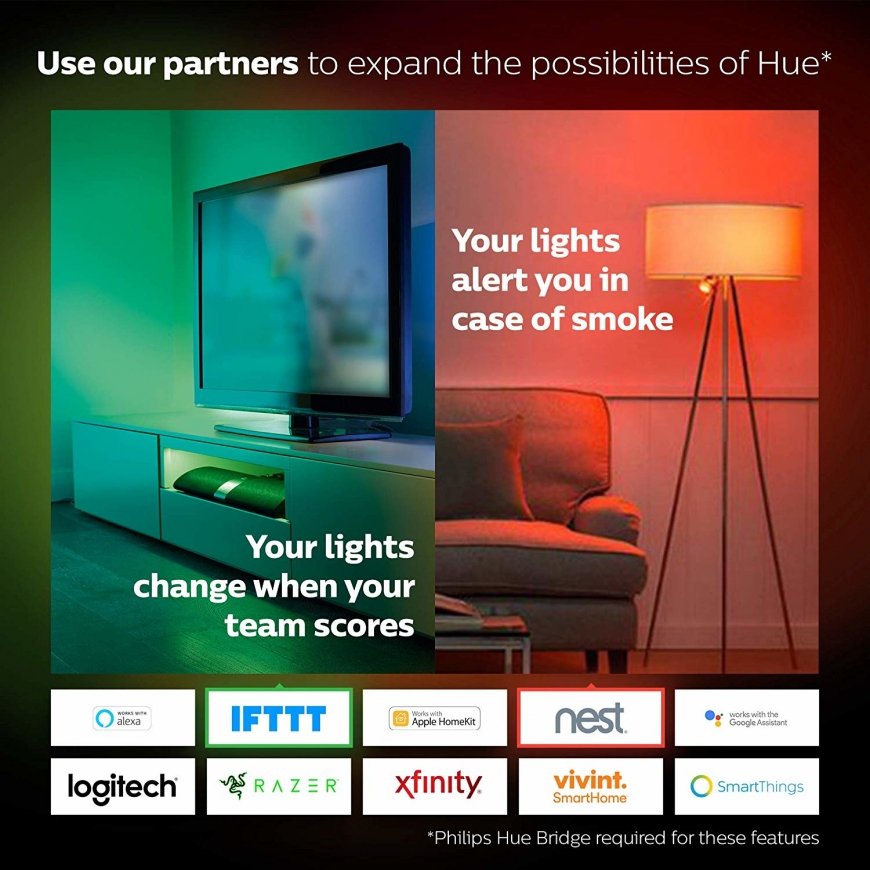 Philips Hue White and colour ambience 8719514291379 умное освещение Комплект умного освещения Blueto – 5