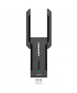 Router Comfast WiFi-USB adapter, 5374Mbps, 2.4GHz, 5GHz, 6GHz
