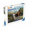 Ravensburger Loving Longhorns Jigsaw puzzle 500 pc(s) Animals Ravensburger Loving Longhorns Jigsaw puzzle 500 pc(s) Animals