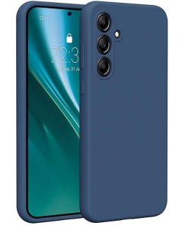 Case Etteri Silicone case for Samsung Galaxy A35 5G dark blue