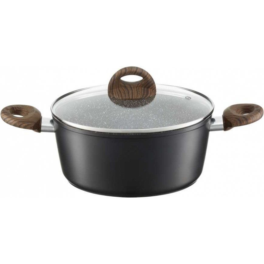 Puodas aluminiowy su dangteliu Terra 28 cm 5,6 l AMBITION