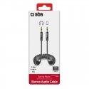 SBS TECABLE35SPIRDG audiokaapeli 1,3 m 3.5mm Harmaa SBS TECABLE35SPIRDG audiokaapeli 1,3 m 3.5mm Harmaa
