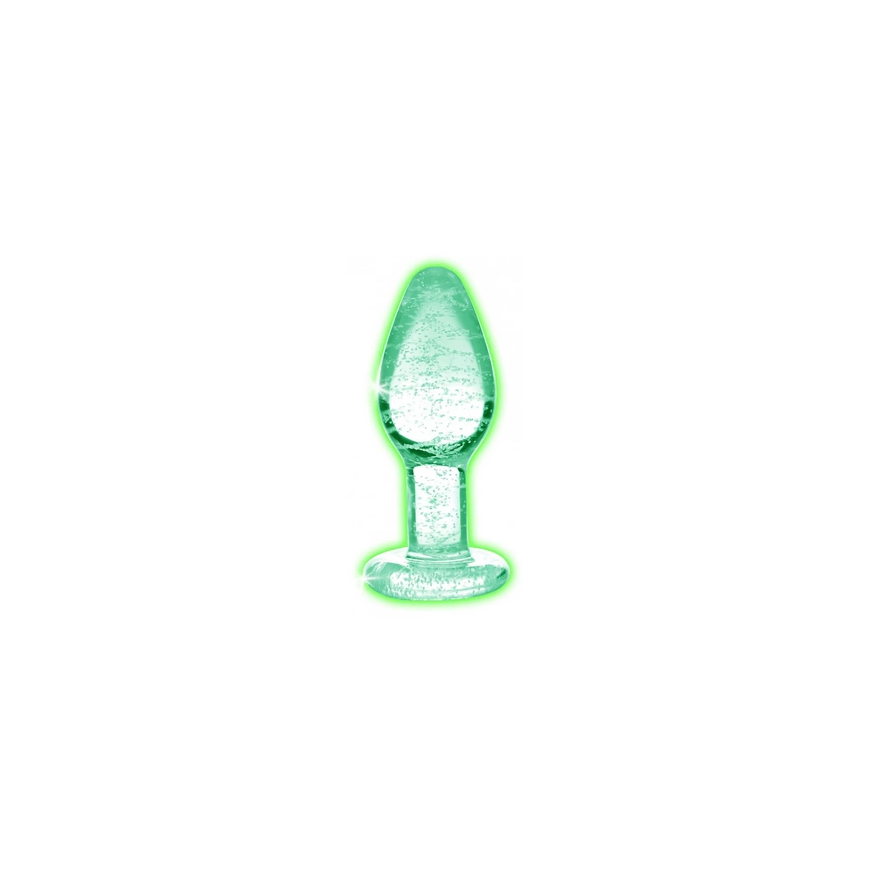 Xr Brands Booty Sparks Glow in the dark glass anal plug – 2