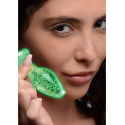 Xr Brands Booty Sparks Glow in the dark glass anal plug