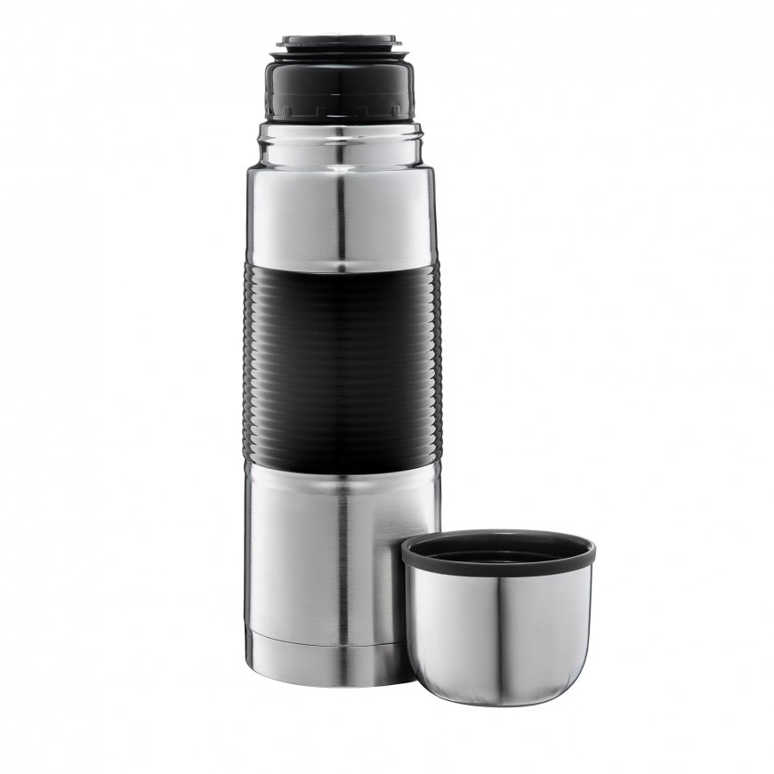 Termos Gummy 1000 ml black AMBITION