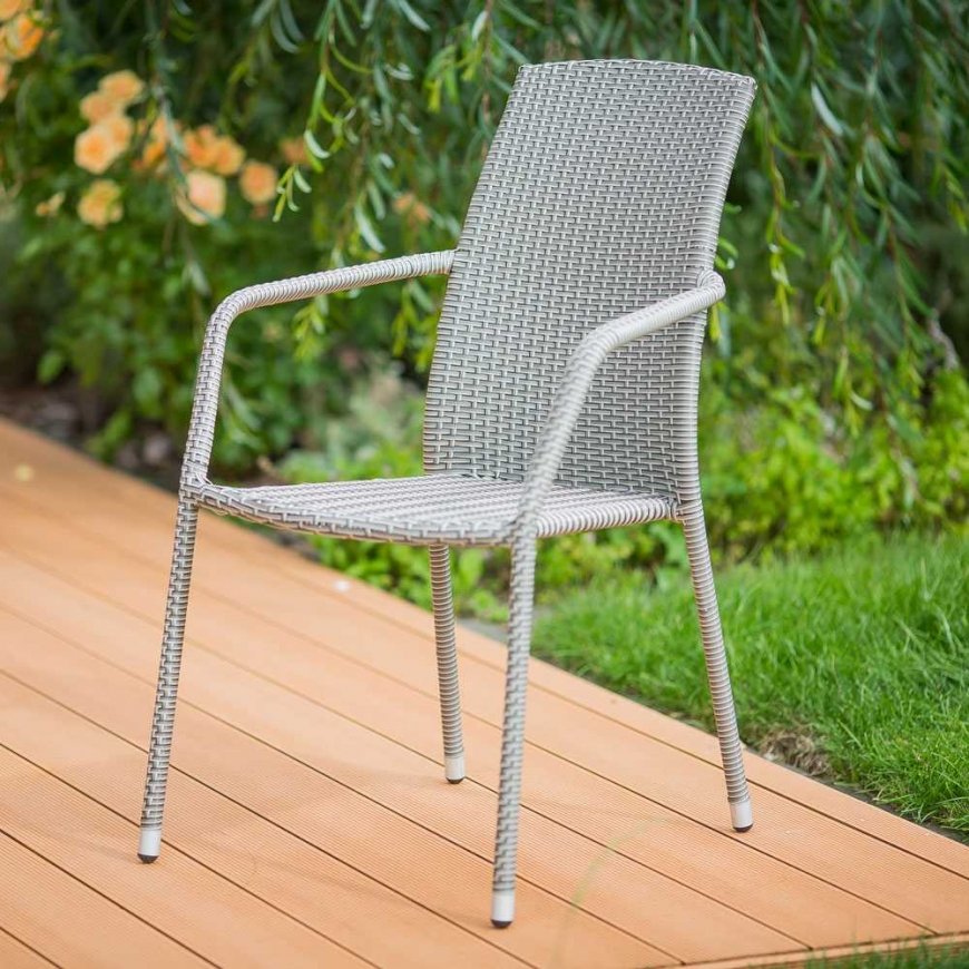 Krzesło ogrodowe Etienne gray PATIO