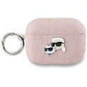 Case Karl Lagerfeld KLAP2PGKCPP AirPods Pro 2 (2022/2023) cover pink Monogram Karl & Choupette Head Case Karl Lagerfeld KLAP2PGKCPP AirPods Pro 2 (2022/2023) cover pink Monogram Karl & Choupette Head