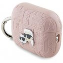 Case Karl Lagerfeld KLAP2PGKCPP AirPods Pro 2 (2022/2023) cover pink Monogram Karl & Choupette Head Case Karl Lagerfeld KLAP2PGKCPP AirPods Pro 2 (2022/2023) cover pink Monogram Karl & Choupette Head