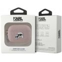Case Karl Lagerfeld KLAP2PGKCPP AirPods Pro 2 (2022/2023) cover pink Monogram Karl & Choupette Head Case Karl Lagerfeld KLAP2PGKCPP AirPods Pro 2 (2022/2023) cover pink Monogram Karl & Choupette Head