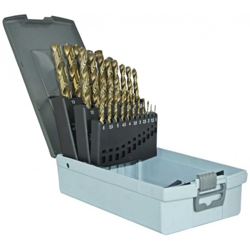 Drill Tivoli Drill set for metal with cobalt 1-13mm, HSS-Co, 25pcs