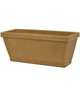 Donica ogrodowa prostokątna Fokus 80 x 30 x 32 cm ruda PATIO