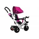 Lean Cars Tricycle PRO300 Pink with Handle and rim Lean Cars Tricycle PRO300 Pink with Handle and rim