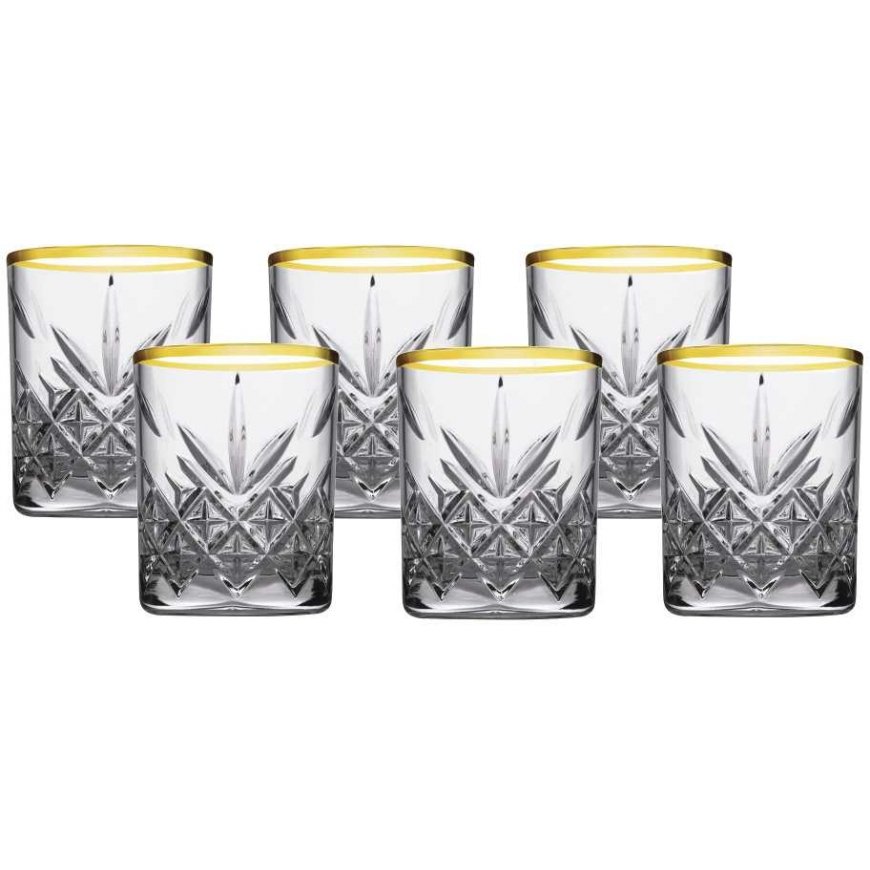 Pasabahce Set of 4 Timeless Gold