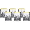 Set of 4 Timeless Gold glasses 62 ml PASABAHCE Set of 4 Timeless Gold glasses 62 ml PASABAHCE