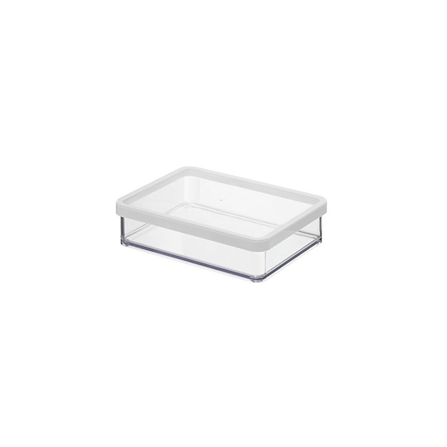 Rotho 11609 Nelinurkne Karp 1 l Poolläbipaistev, Valge