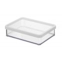 Rotho 11609 Rectangular Box 1 L Translucent, White Rotho 11609 Rectangular Box 1 L Translucent, White