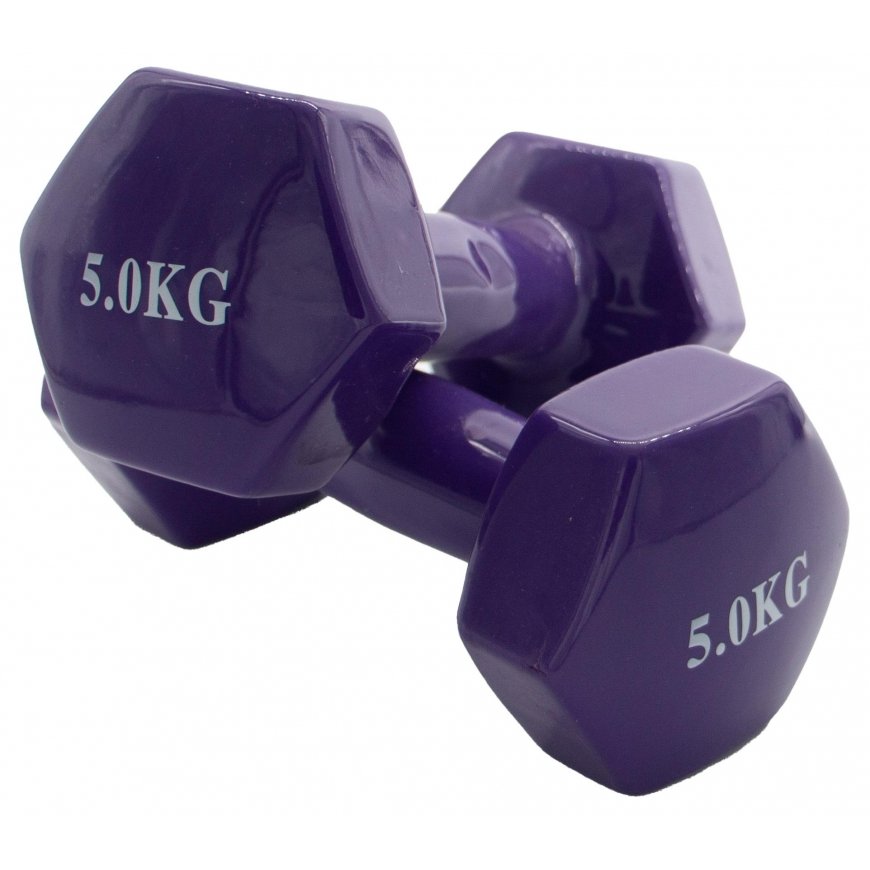 Sanro Vinyl dumbbells KP-036 2x5kg