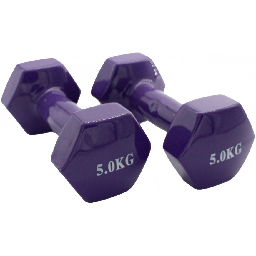 Sanro Vinyl dumbbells KP-036 2x5kg – 2