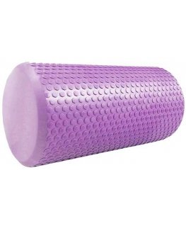 Masažinis jogos volas SANRO Foam roll 30*15cm Šviesiai violetinis