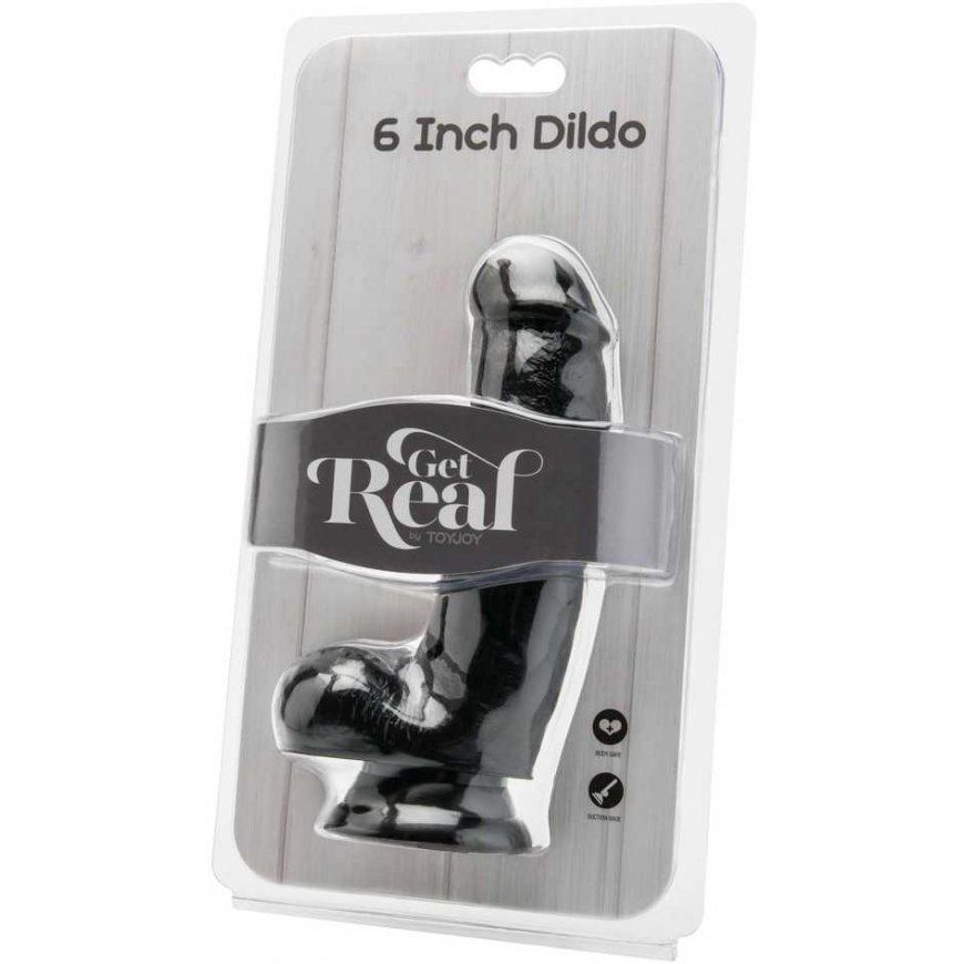 Get Real TOYJOY Dildo with testicles przyssawka realistic penis 15cm – 2