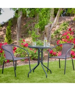 Outdoor furniture set Set mebli ogrodowych Bistro brown PATIO