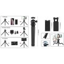 Puluz Blogger Kit (LED lamp, flexible tripod stand, phone holder and microphone).