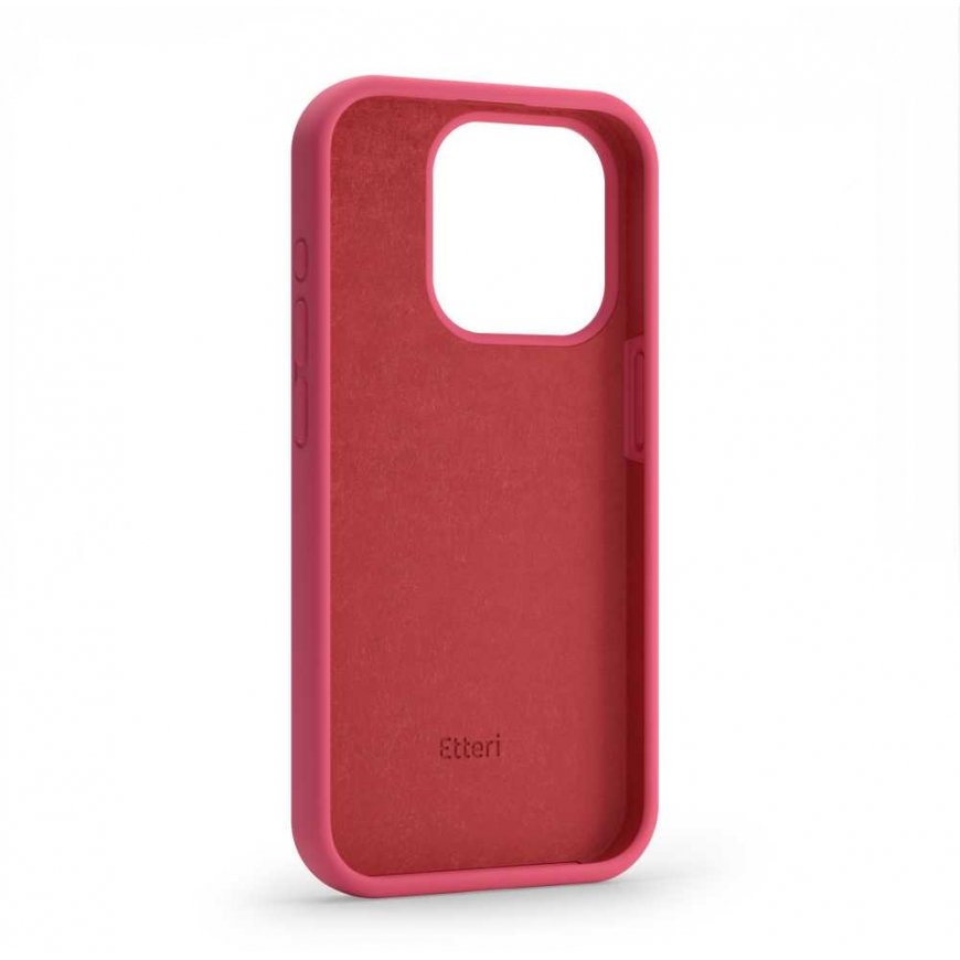 Case Etteri Silicone case for Samsung Galaxy S23 Plus raspberry – 3
