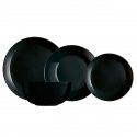 Serwis obiadowy dla 6 osob Diwali black 19-element LUMINARC Serwis obiadowy dla 6 osob Diwali black 19-element LUMINARC