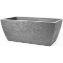 Donica ogrodowa rectangular 80 x 40 x 34 cm gray PATIO Donica ogrodowa rectangular 80 x 40 x 34 cm gray PATIO