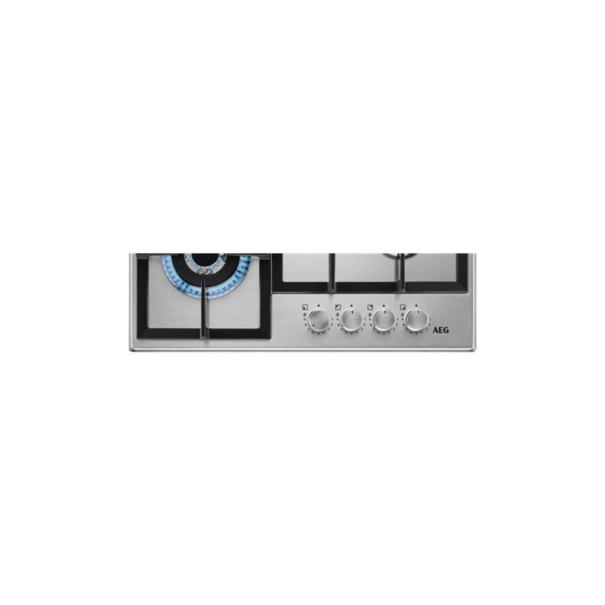 AEG HGB64420SM musta, Ruostumaton teräs Pöytämalli 56 cm Kaasuliesi 4 alue(tta) – 5