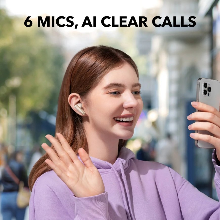 Ausinės belaidės Soundcore P40i Beżowe – 2