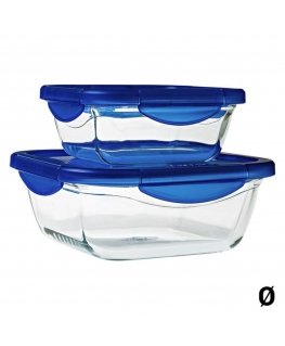 Pojemnik żaroodporny with lid Cook & Go 16.6 X 16.6 cm 0.8 l PYREX
