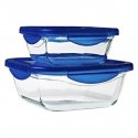 Pojemnik żaroodporny with lid Cook & Go 16.6 X 16.6 cm 0.8 l PYREX Pojemnik żaroodporny with lid Cook & Go 16.6 X 16.6 cm 0.8 l PYREX