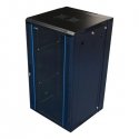 19” wall cabinet TOTEN, 22U, 600 × 600, glass door, black / ZS66226001 / 19-Z6622 19” wall cabinet TOTEN, 22U, 600 × 600, glass door, black / ZS66226001 / 19-Z6622