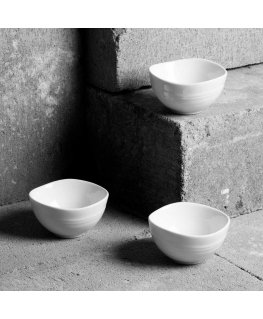 Set of 3 salad bowls Salsa Relief 8 x 4 cm AMBITION