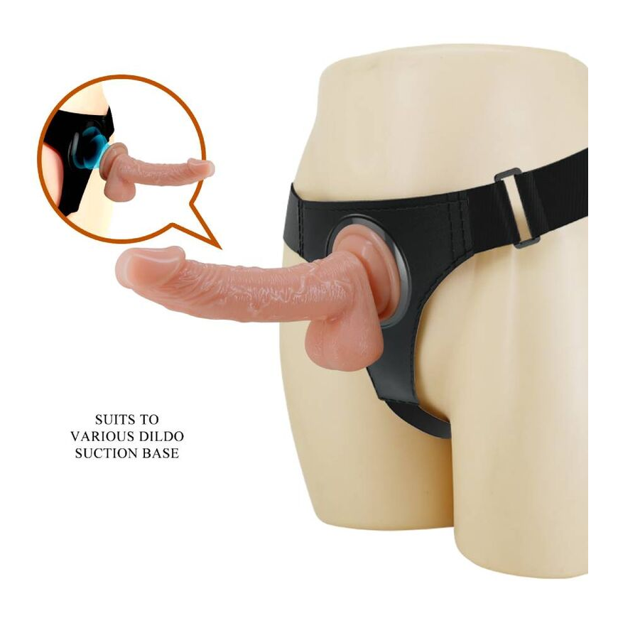 LYBAILE Pretty Love Harness Briefs Kewin 7.2" Dildo – 3
