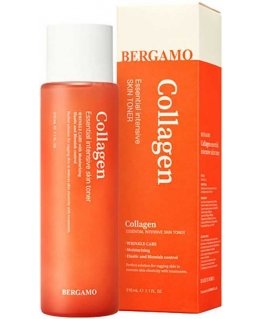 Anti-aging toner for face with collagen BERGAMO COLORS COLLAGEN, 210 ml