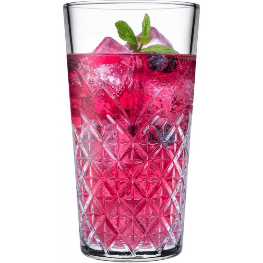 Komplet 4 szklanek wysokich Timeless 470 ml - grūdintas stiklas PASABAHCE