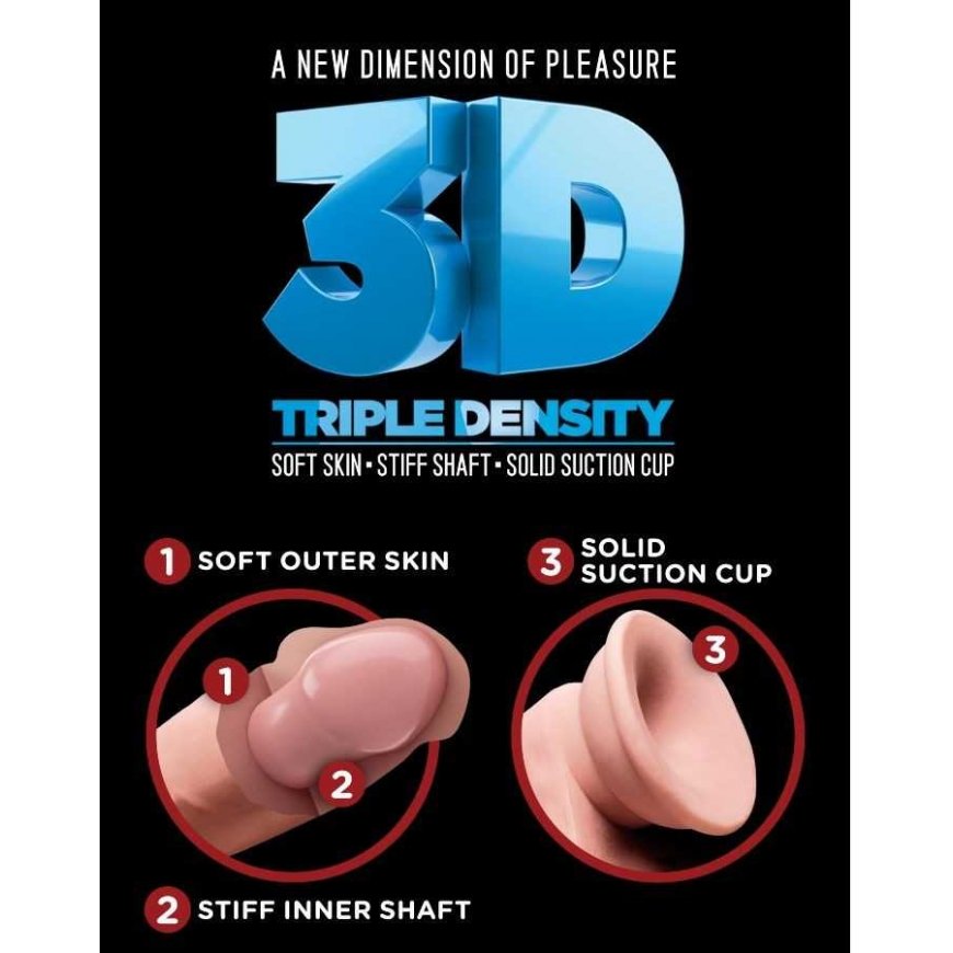 King Cock Plus Pipedreams KINGCOCK TRICO DENSITY PIPE 18.4 CM – 2