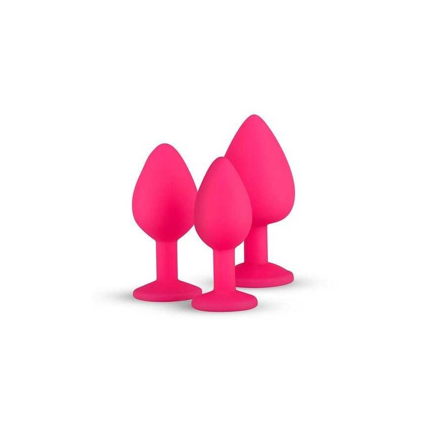 Easytoys Fushi Easytoys Korki anal plug decorative crystal set x3 – 3