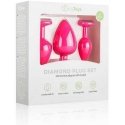 Easytoys Fushi Easytoys Korki anal plug decorative crystal set x3 Easytoys Fushi Easytoys Korki anal plug decorative crystal set x3