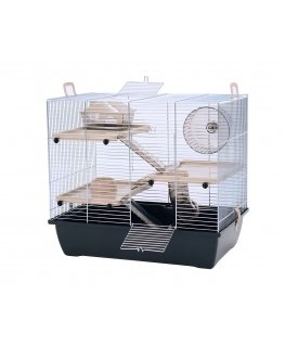 INTER-ZOO Pinky 3 Zinc Black - būris kāmim