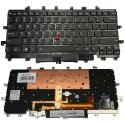 Keyboard LENOVO X1 Carbon Gen 4, with lighting, with trackpoint, US