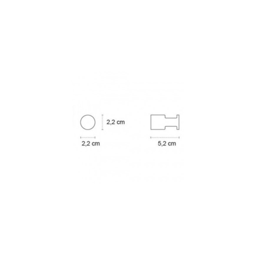Towel hook Kapitan UNO 12 11 99, satin – 2